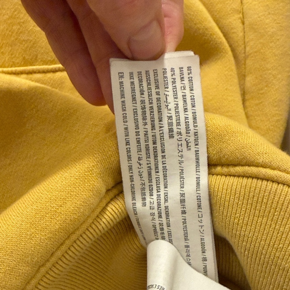 Hollister Mustard Yellow Hoodie - Picture 7 of 7